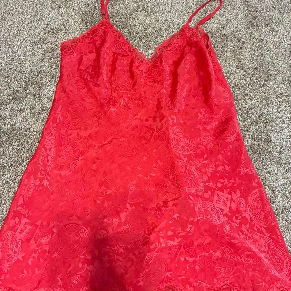 Victoria-s-secret Women's Red and Pink Dress